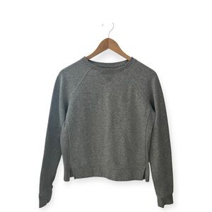 Champion Women's Grey Crew Neck Pullover Split Hem Sweater XS